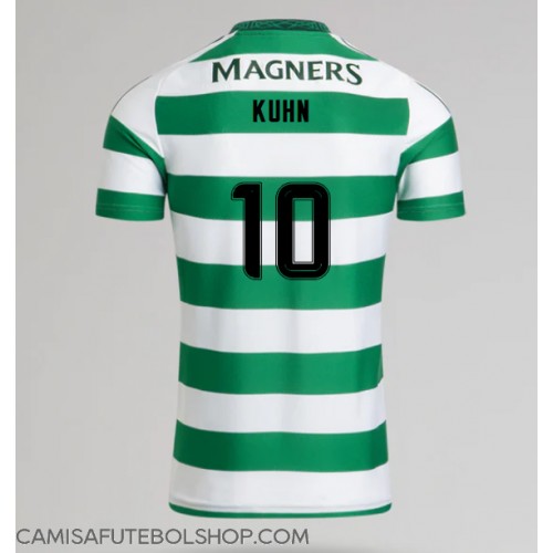 Camisa de time de futebol Celtic Nicolas Kuhn #10 Replicas 1º Equipamento 2024-25 Manga Curta